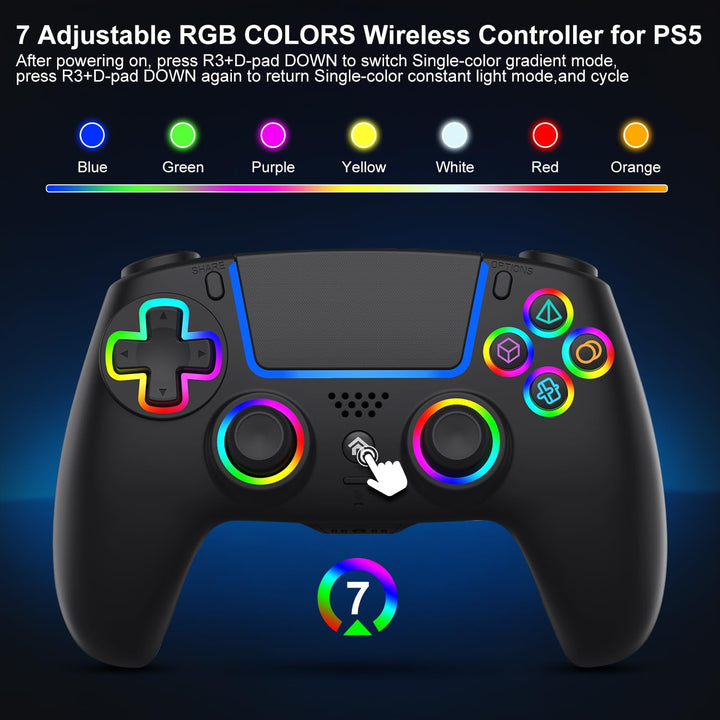 ADHJIE Controlador inalámbrico para PS5 controlador