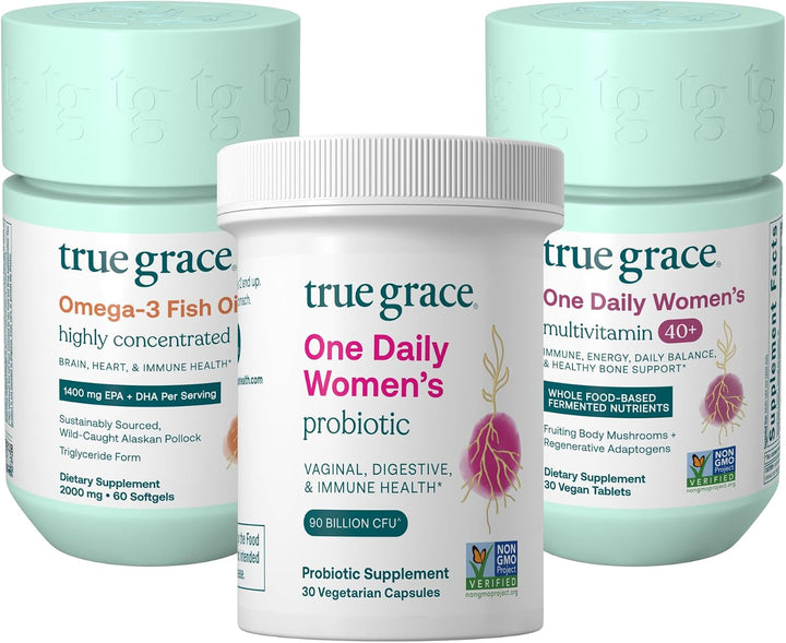 True Grace One Daily Multivitamínico para mujer 40+ (30 tabletas ve...