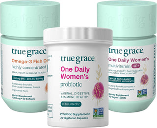 True Grace One Daily Multivitamínico para mujer 40+ (30 tabletas ve...