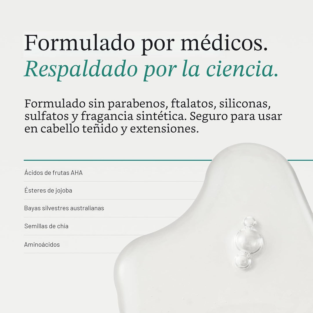 Nutrafol Máscara Exfoliante para el Cuero Cabelludo, Elimina la Acu...