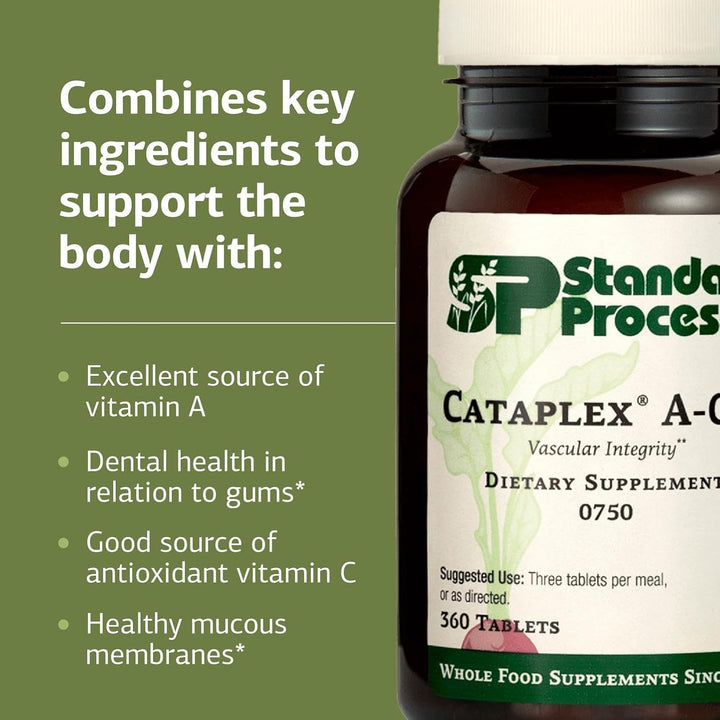 Standard Process Cataplex A-C-P Suplemento dietético saludable para...