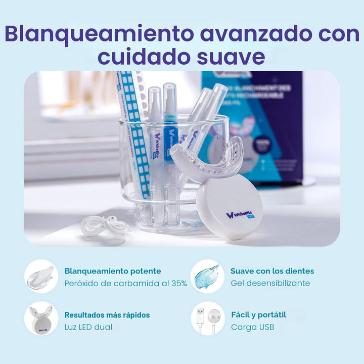 Kit blanqueador de dientes Whitebite Pro para dientes sensibles \u2...