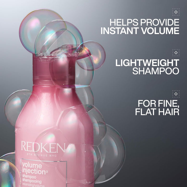 Redken Champú de inyección de volumen para cabello fino \u2013 Añad...