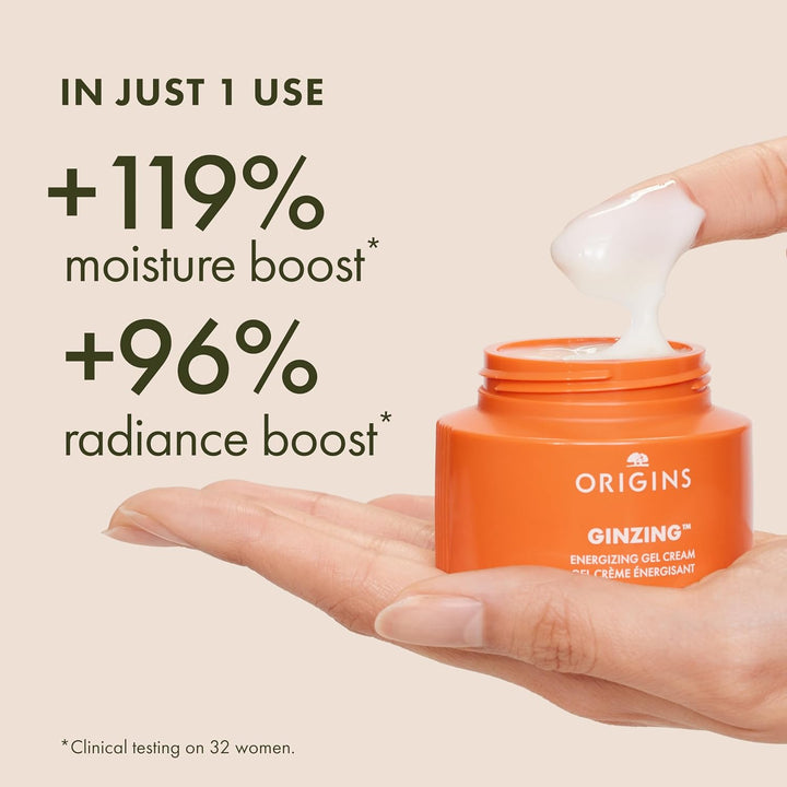 Origins GinZing Gel Crema Energizante | Hidratante facial para lumi...