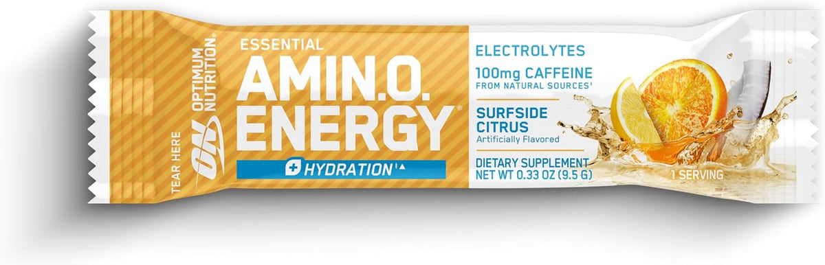 Optimum Nutrition Amino Energy Plus paquetes de hidratación, paquet...
