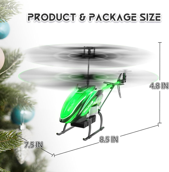 BUSSGO Helicóptero RC, helicóptero de control remoto para niños con...