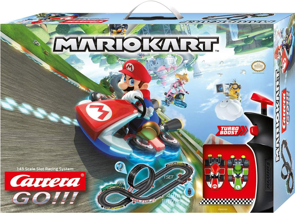 Carrera GO Mario Kart Electric Slot Car Race Track Set - Toy para Ages 6+