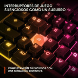 SteelSeries Apex 3 RGB - Teclado para videojuegos - Iluminación RGB...