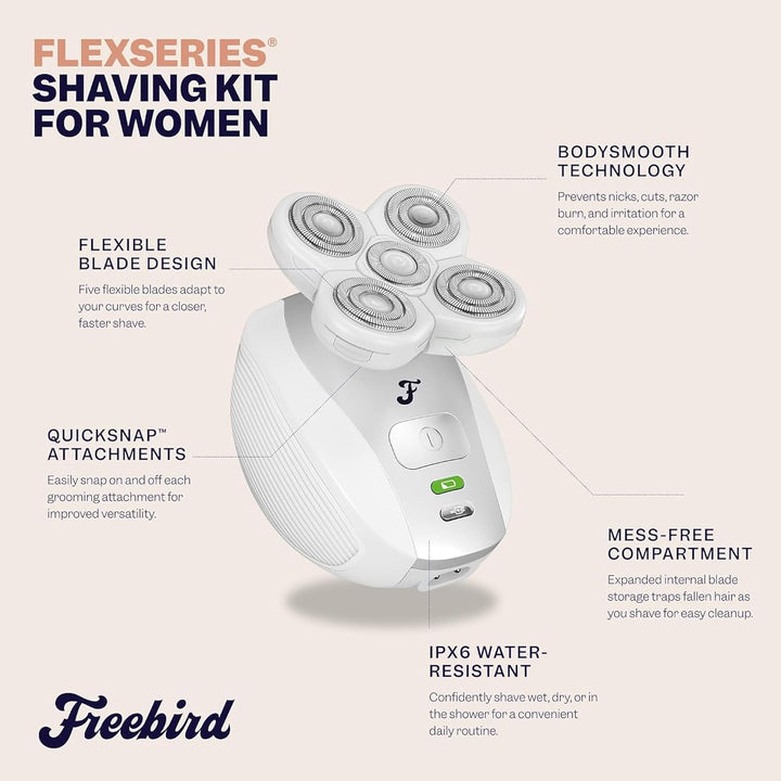 Freebird FlexSeries Maquinilla de Afeitar Eléctrica para