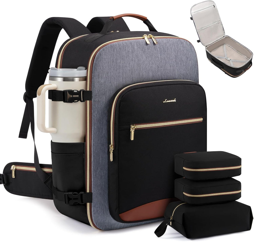 LOVEVOOK Mochila de equipaje de mano artículo personal bolsa de via...