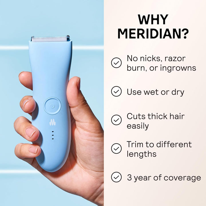 MERIDIAN The Trimmer Original - Recortadora de vello corporal para...