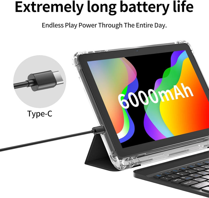 Tableta Android 16 Tabletas de 10 pulgadas, 20GB RAM 128GB ROM 2TB...