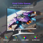 Z Z-EDGE Monitor de juegos curvo de 27 pulgadas, monitor de computa...