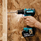 Makita XFD131 18V LXT Litio-Ion Kit de taladro inalámbrico de 1/2" sin escobillas (3.0Ah), velocidad variable