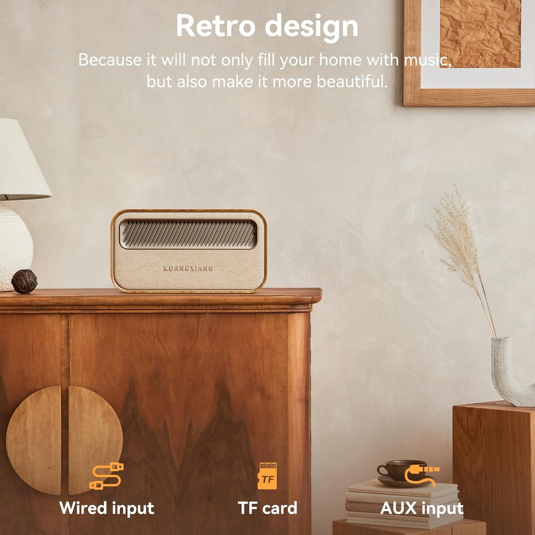 KUANGXIANG Altavoz Bluetooth 45 W (pico) Altavoz portátil inalámbri...