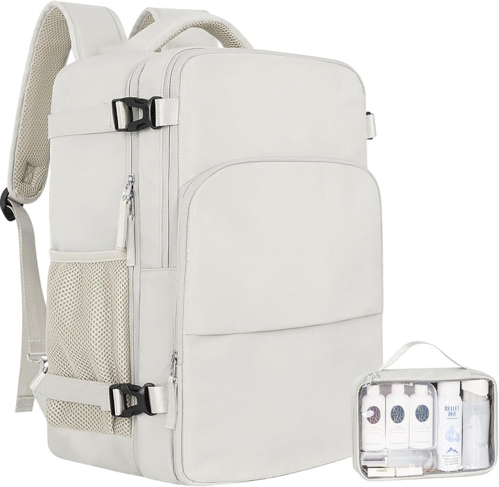 Mochila de Viaje Sinaliy, Beige, Grande, Viajes