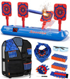 Lehoo Castle Disparador Electrónico de Blanco con Auto-Reinicio para Nerf Gun, Rojo