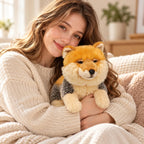 Peluche realista de zorro tibetano, divertido animal de peluche