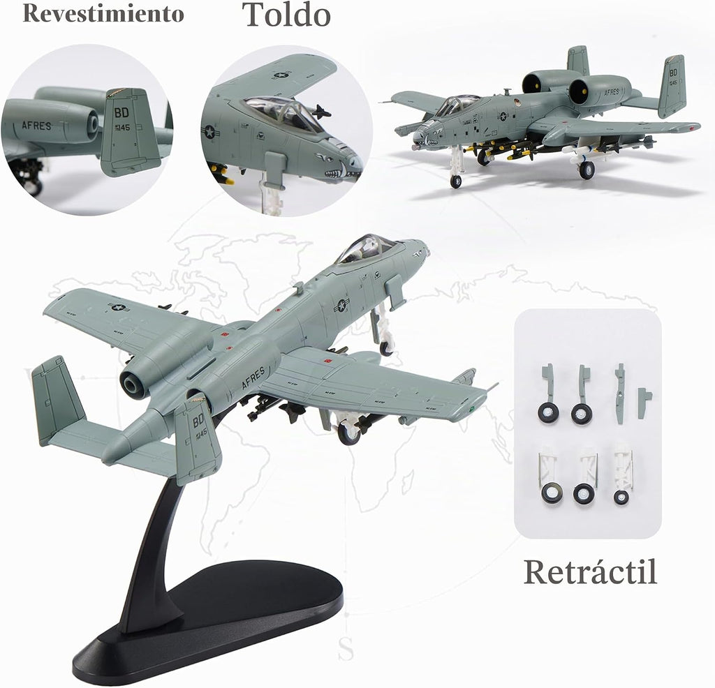 A-10 Thunderbolt-II Warthog - Aviones de fundición a presión