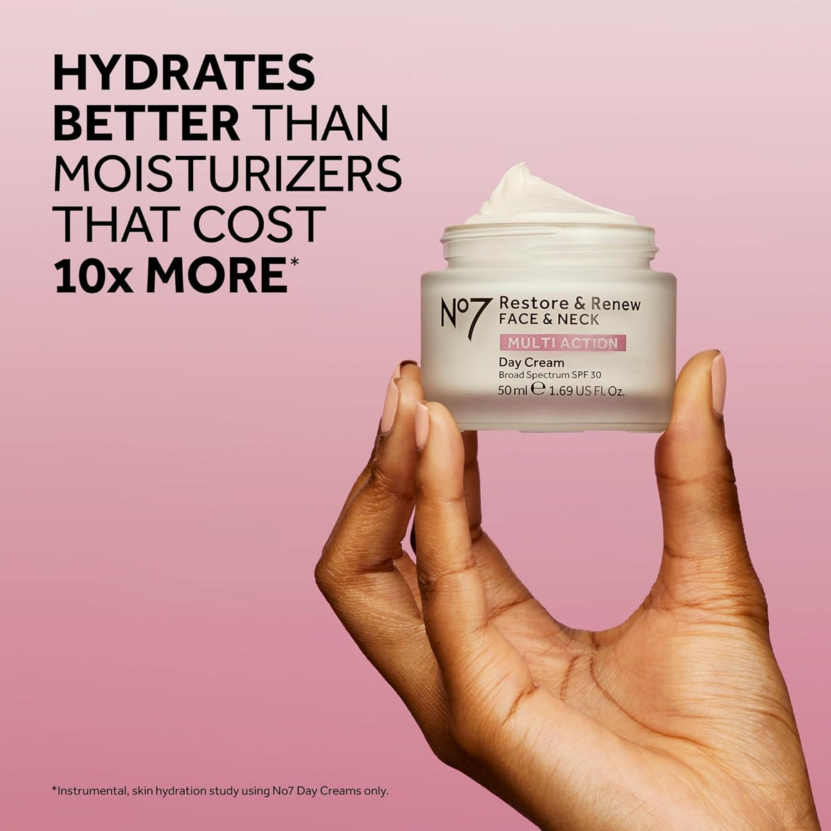 No7 Restore &amp; Renew Multi Action Face &amp; Neck SPF 30 Day Cre...