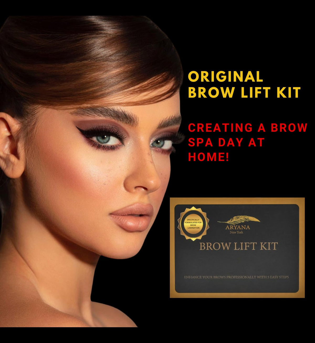 ARYANA NEW YORK Kit de laminación de cejas | Kit de elevación de ce...