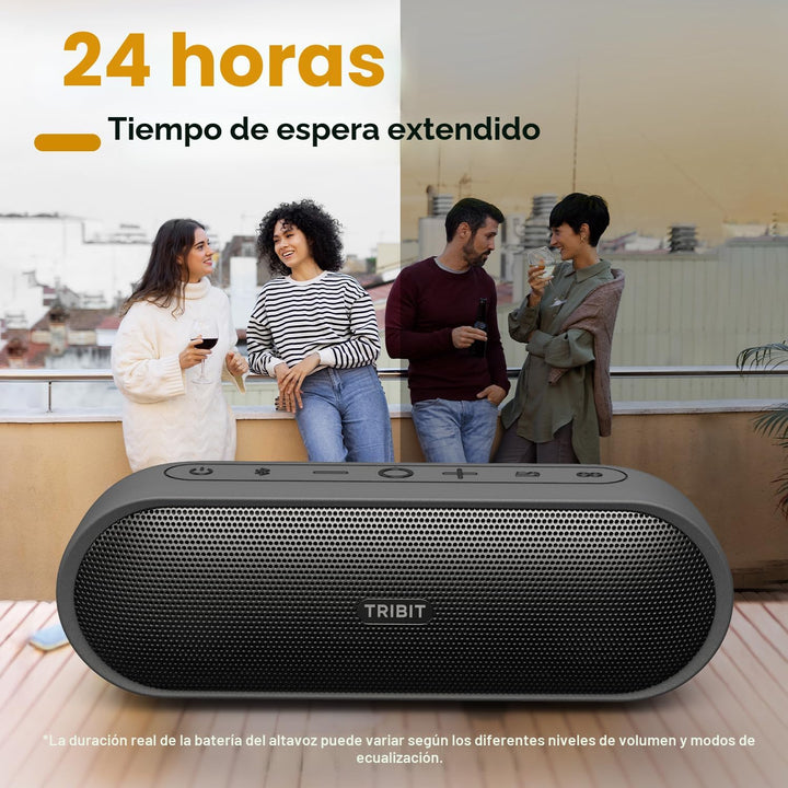 Tribit Altavoz Bluetooth portátil XSound Plus 2, altavoz inalámbric...