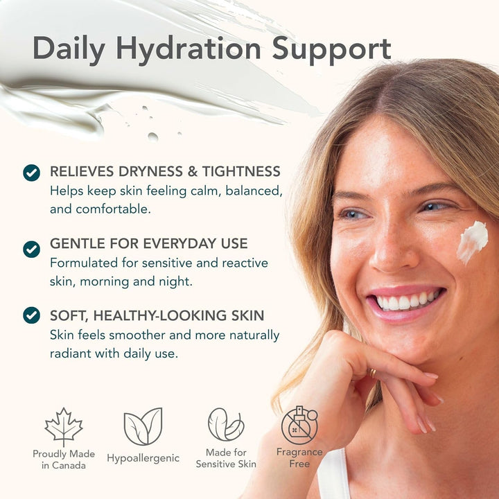 Riversol Hidratante facial diario para piel normal a seca y propens...