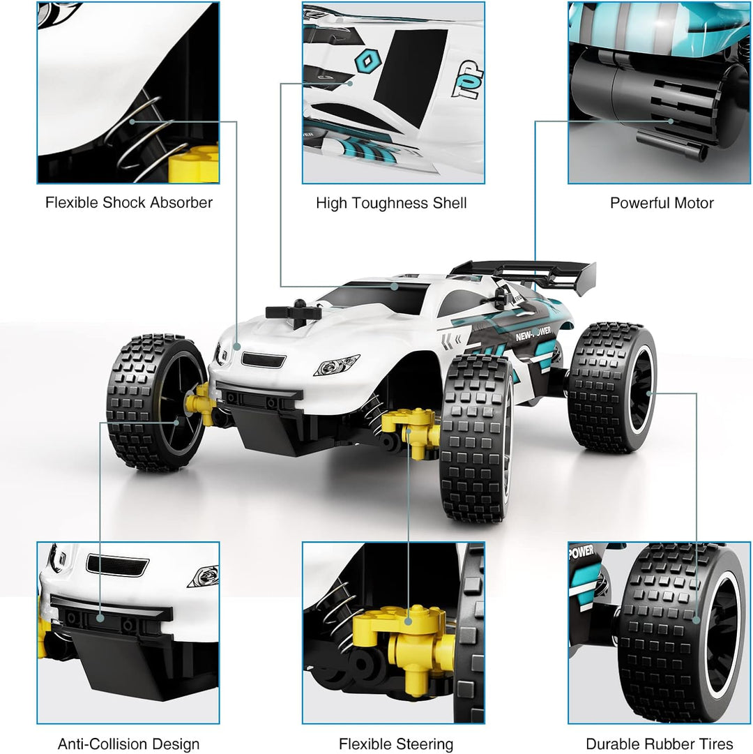 Tecnock Coches RC con Control Remoto para Niños, Coche de Carreras...