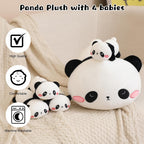 TOYSYM Panda de peluche lindo con almohada de peluche de panda de 4...