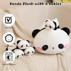 TOYSYM Panda de peluche lindo con almohada de peluche de panda de 4...