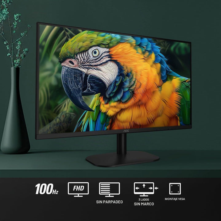 AOC 27B2H2 Monitor IPS sin marco de 27 pulgadas, FHD 1920 x 1080, 1...
