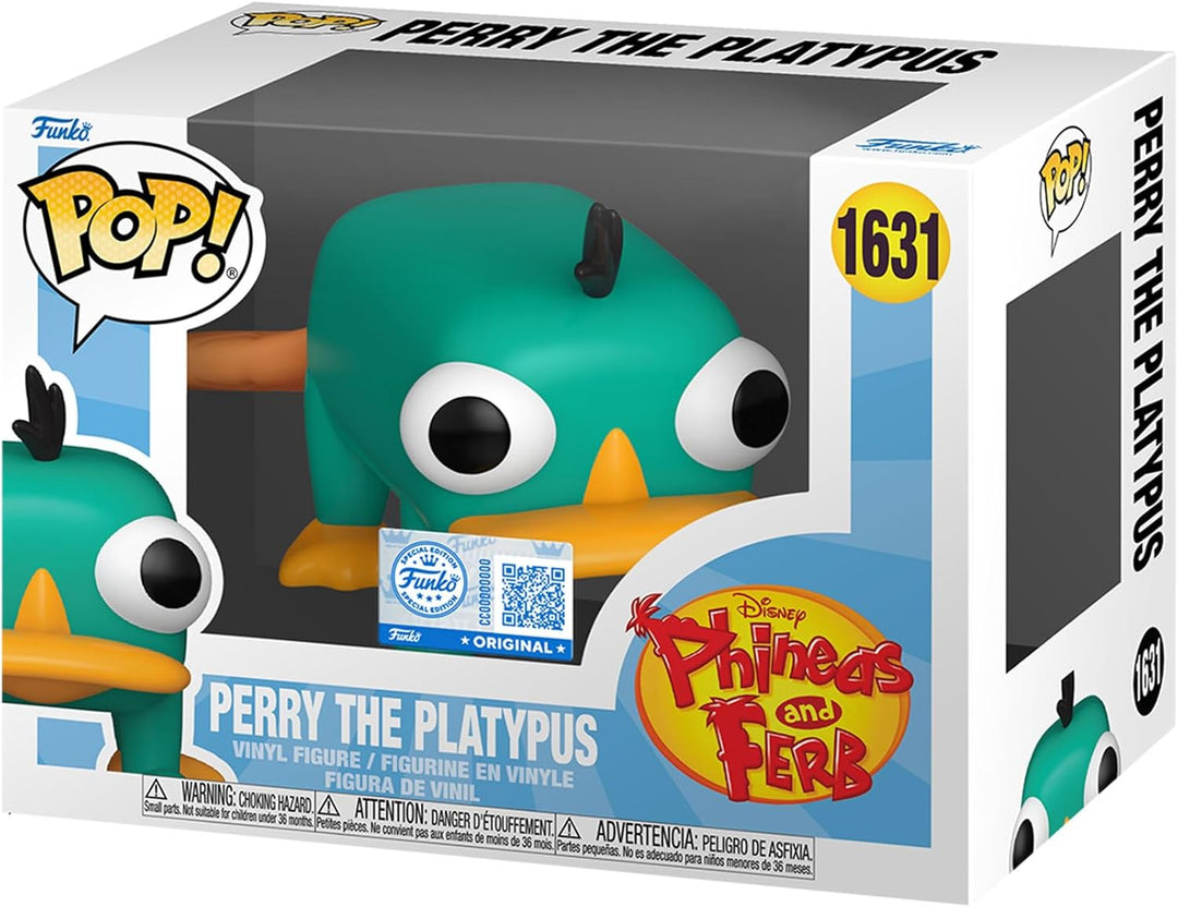 Funko Pop! Disney: Phineas y Ferb - Perry el ornitorrinco - Phineas...