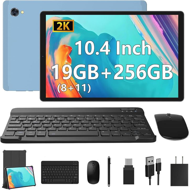 Tableta 2026 con teclado, lápiz óptico y mouse, tabletas Android 13...