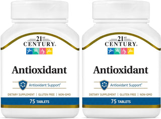 21st Century Ace - Tabletas antioxidantes, 75 unidades (paquete de 2)