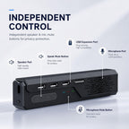 Altavoz de conferencia para PC y portátil, altavoz Bluetooth con reducción de ruido AI, captación de voz de 360°, USB-C Plug and Play, compatible con Zoom, Microsoft Teams, Skype y Webex