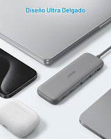 Anker Hub USB C, divisor USBC a HDMI 5 en 1 con pantalla 4K | PD má...