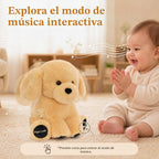 Juguete de peluche de Golden Retriever, juguete musical interactivo