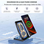 Cargador inalámbrico rápido, soporte de carga inalámbrico de escritorio con adaptador USB PD de 20 W para Samsung Galaxy S25/S24/S23/S22/S21/Note 20, Pixel 8/7 Pro, para iPhone 17 Pro Max/17 Pro/17/16