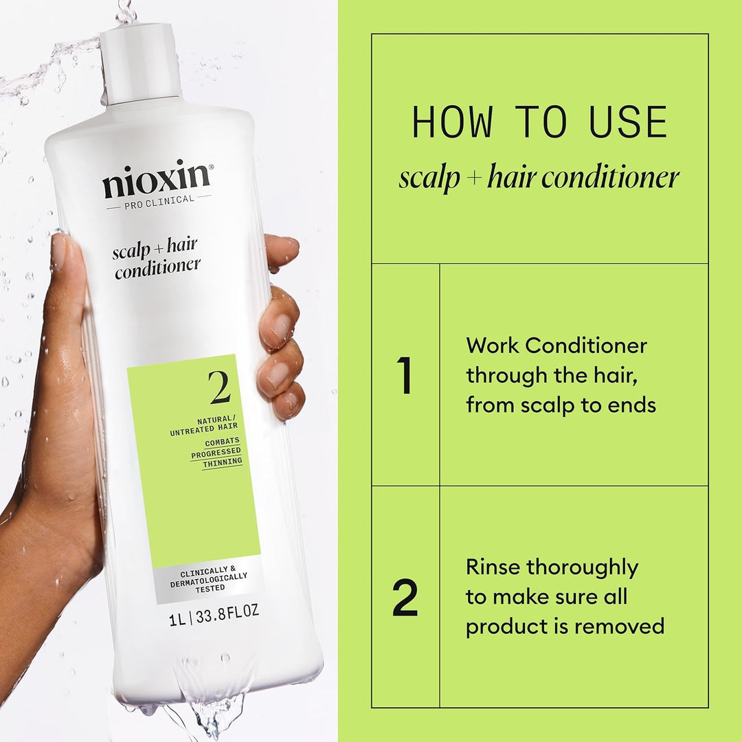 Nioxin System 2 - Acondicionador de terapia para el cuero cabelludo...