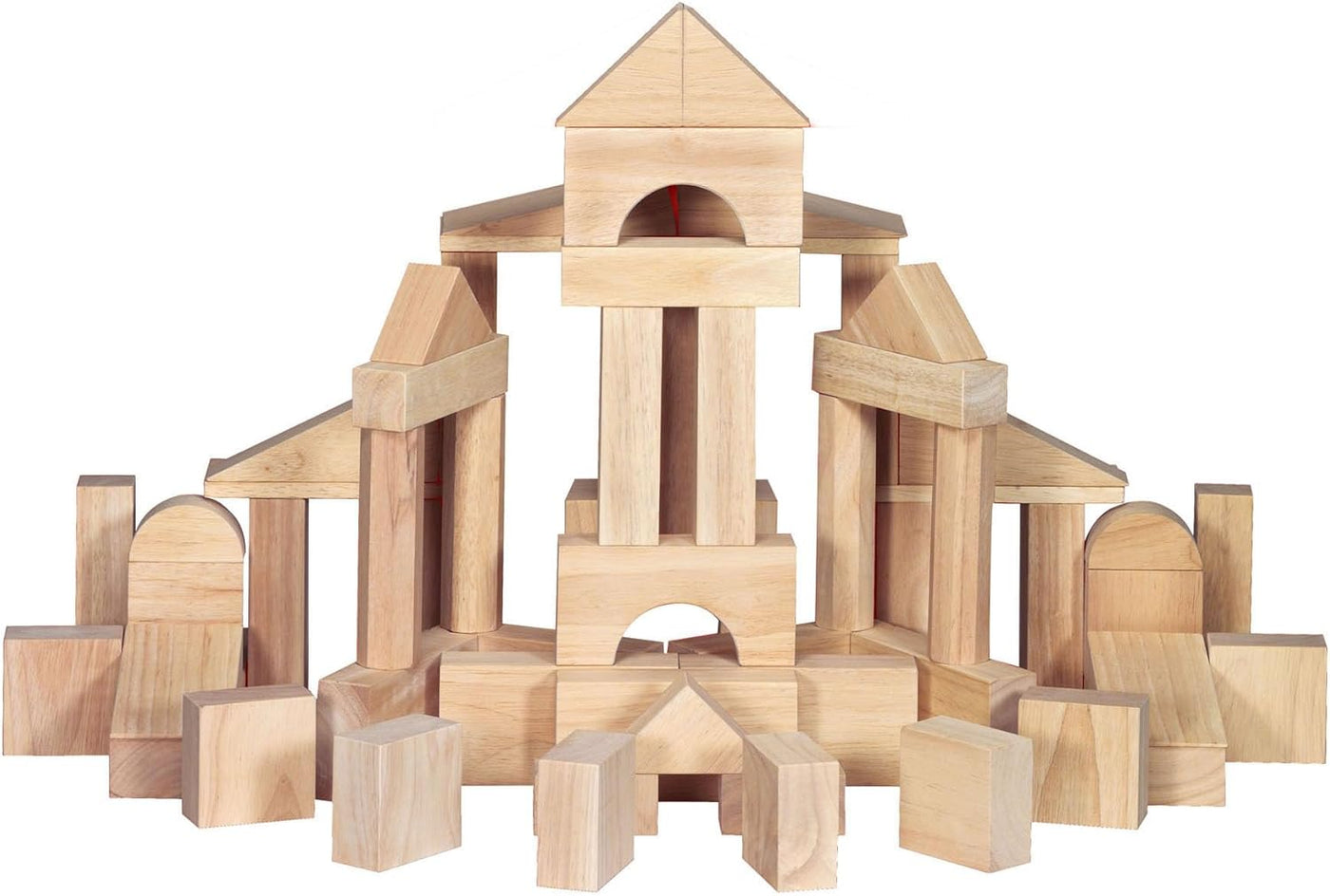 Bloques para armar lisos de madera Melissa Doug Estándar