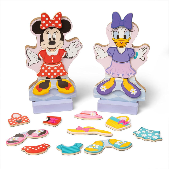 Melissa Doug Disney Minnie Mouse y Daisy Duck Vestidor