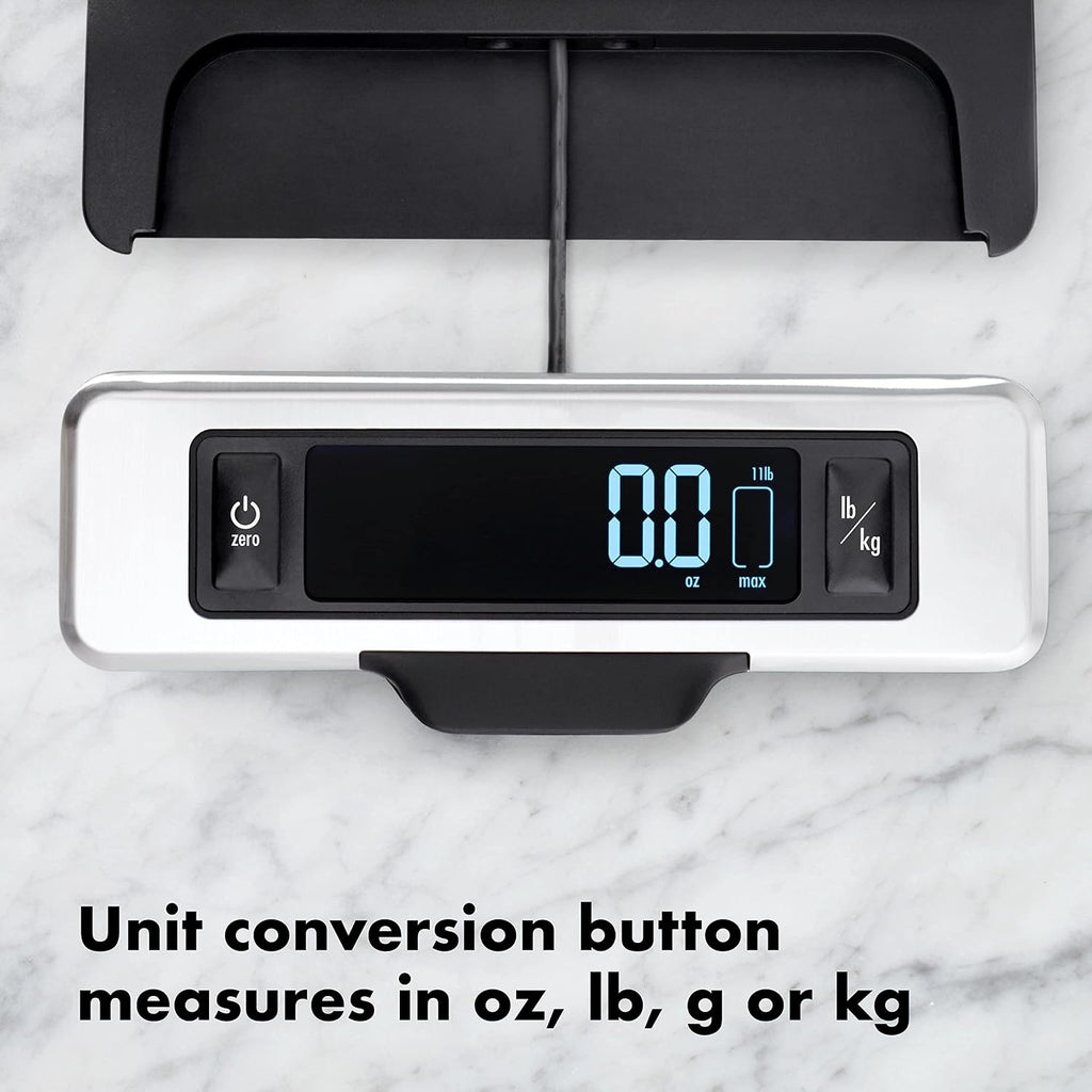 OXO Good Grips - Báscula digital de cocina de 11 lb