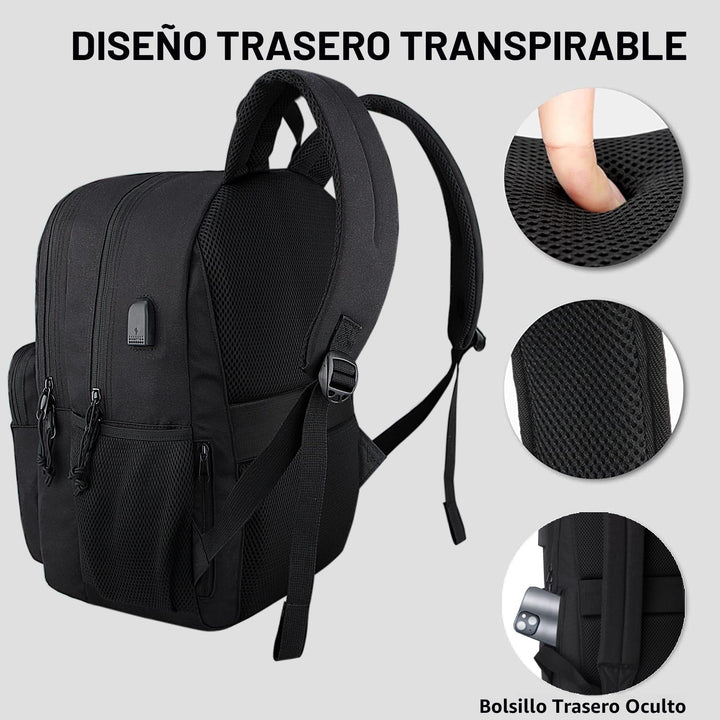 KEOFID Mochila para laptop, mochila de viaje para hombres y mujeres...