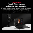 YOLOLIV YoloCam S7, cámara web de transmisión 4K60 con lente intercambiable