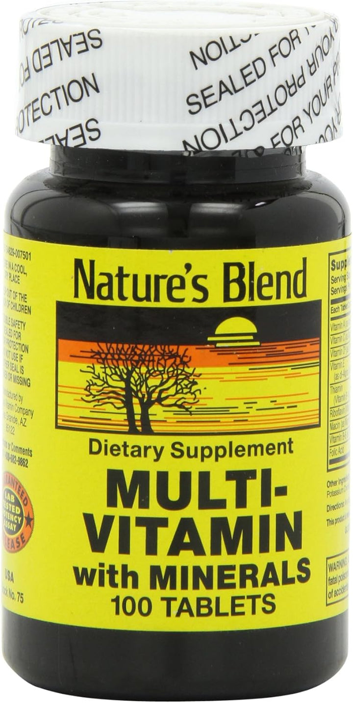 Nature's Blend NAT B MULTIVITAMINA & MIN TB, surtido, 100 unidades