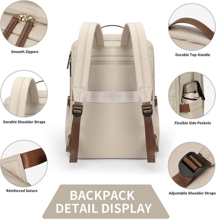 GOLF SUPAGS Mochila elegante para laptop para mujer, para trabajo,...