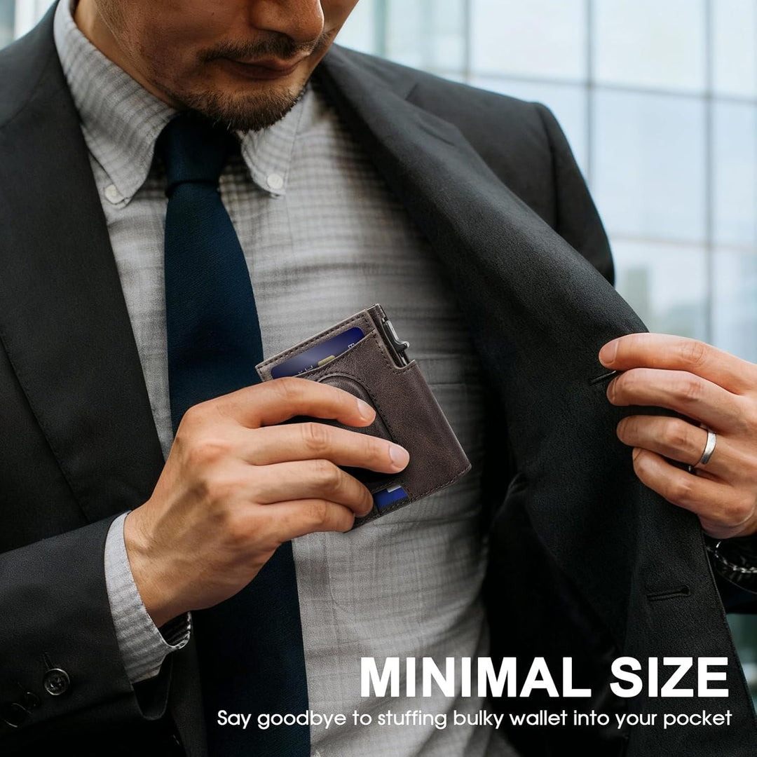 GAOCHALE Cartera para hombre Samsung Smarttag2 con clip para dinero...