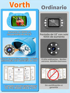 Microscopio digital de mano 1000X para niños, pantalla IPS de 2,4 "juguetes
