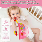 Juguetes para bebé niña de 6 a 12 meses, juguete rosa del arca de Noé con