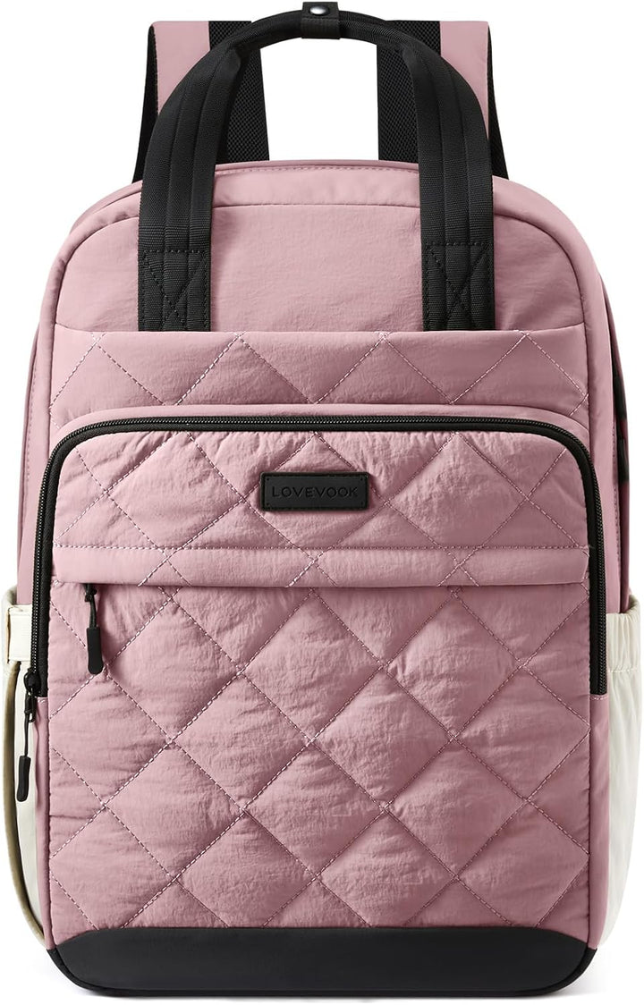 LOVEVOOK Mochila acolchada para mujer que se adapta a portátiles de...